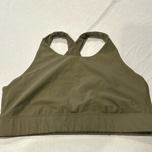 Fabletics Olive Green Sports Bra Size XXL Exce Condition